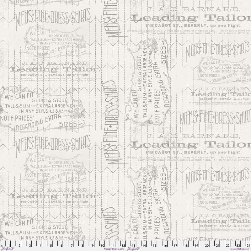 Tim Holtz - Electric Elements - Tailored PWTH066.LINEN - Half Yard - Modern Fabric Shoppe