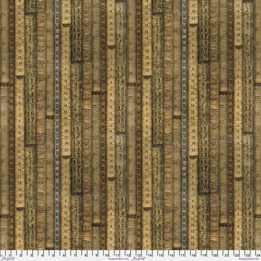 Tim Holtz - Electric Elements - Tape Measures PWTH060.8NEUT - Half Yard - Modern Fabric Shoppe
