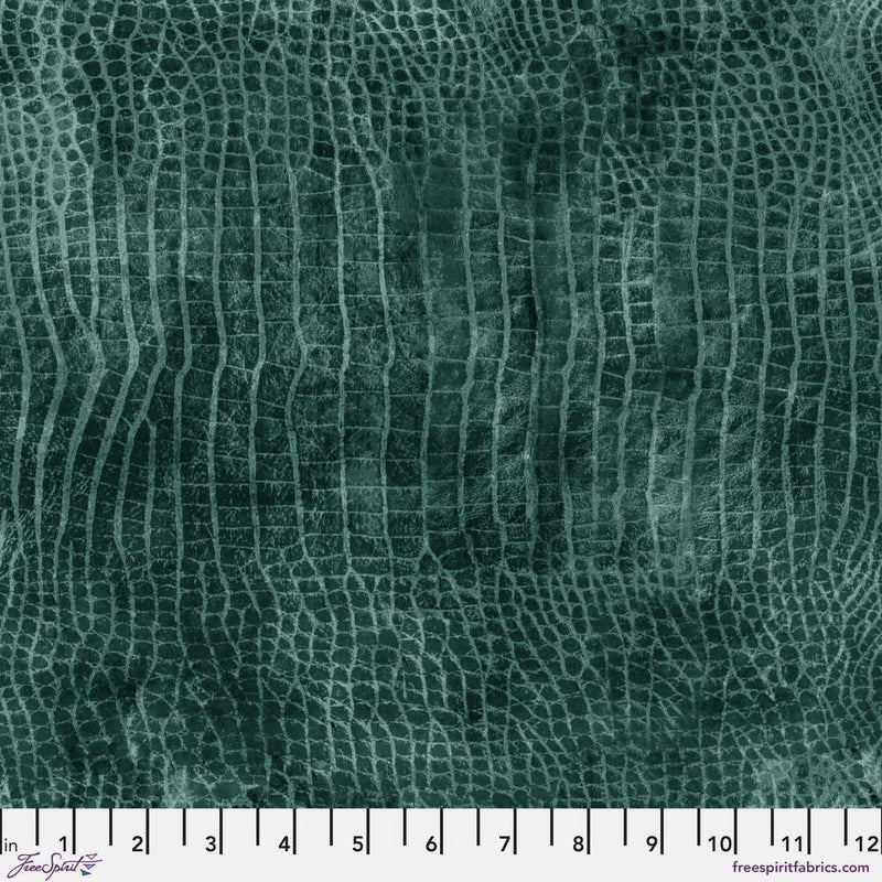 Tim Holtz - Electric Elements - Worn Crocs PWTH020.EVERGLADES - Half Yard - Modern Fabric Shoppe