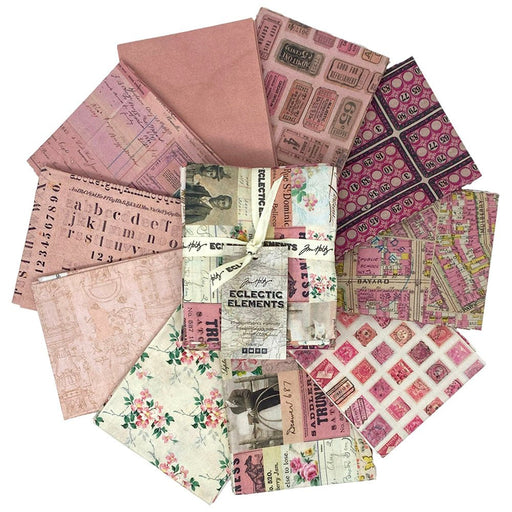 Tim Holtz Elements - Pink - Half Yard Bundle - October 2024 - Modern Fabric Shoppe