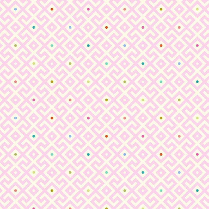 Tula Pink Moon Garden - 108" Wide Back - Mama Geo QBTP010.DAWN - Half Yard - October 2022 - Modern Fabric Shoppe