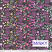 Tula Pink Prince Charming Deja Vu - MINKY Dandelion MKTP014.LICORICE - Half Yard - Modern Fabric Shoppe