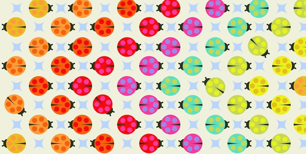 Tula Pink Tiny Beast - 108" Wide Back - Lady Luck QBTP008.GLOW - Half Yard - April 2022 - Modern Fabric Shoppe