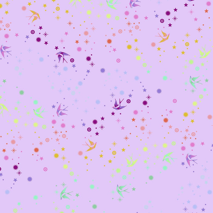 Tula Pink - True Colors Fairy Dust Rainbow - PWTP133.LAVENDER - Half Yard - Modern Fabric Shoppe