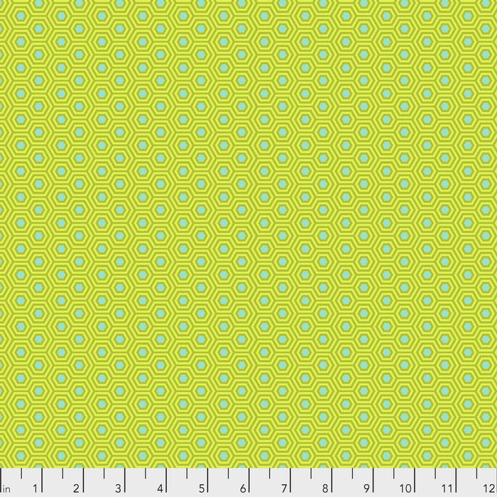 Tula Pink - True Colors Hexy - PWTP150.CHAMELEON - Half Yard - Modern Fabric Shoppe