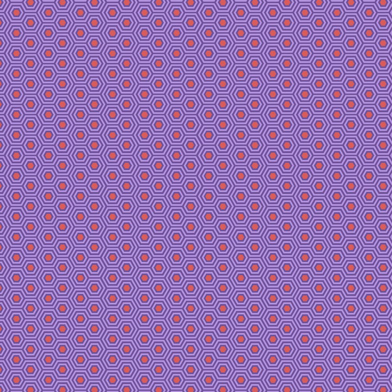 Tula Pink - True Colors Hexy - PWTP150.FIREFISH - Half Yard - Modern Fabric Shoppe