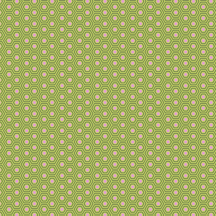 Tula Pink - True Colors Hexy - PWTP150.JUNIPER - Half Yard - Modern Fabric Shoppe