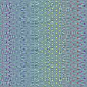 Tula Pink - True Colors Hexy Rainbow - PWTP151.PEACOCK - Half Yard - Modern Fabric Shoppe