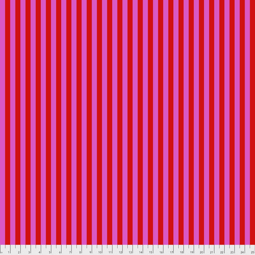 Tula Pink - True Colors Tent Stripe - PWTP069.PEONY - Half Yard - Modern Fabric Shoppe