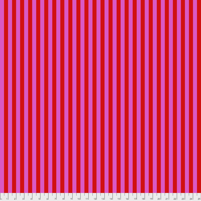 Tula Pink - True Colors Tent Stripe - PWTP069.PEONY - Half Yard - Modern Fabric Shoppe