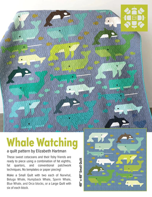 Whale Watching Quilt Pattern By Elizabeth Hartman - Modern Fabric Shoppe