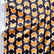 Woodland Wonders by Charley Harper- Fox Face Raisin CH-462 Half Yard- August 2026 - Modern Fabric Shoppe