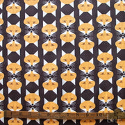 Woodland Wonders by Charley Harper- Fox Face Raisin CH-462 Half Yard- August 2026 - Modern Fabric Shoppe