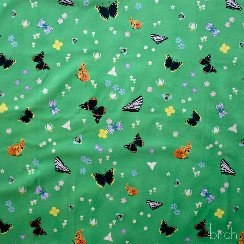 Woodland Wonders by Charley Harper- Kaleidoscope of Wonder Green CH-459 Half Yard- August 2026 - Modern Fabric Shoppe