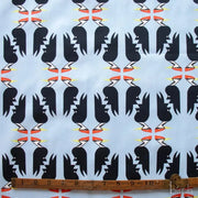 Woodland Wonders by Charley Harper- Woodpecker Blue CH-465 Half Yard- August 2026 - Modern Fabric Shoppe